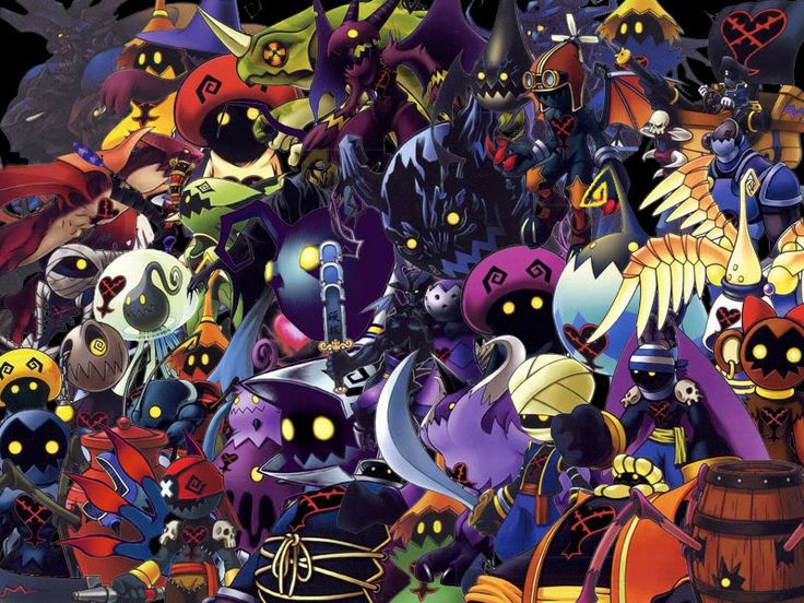 16 OF THE MOST AWESOME ‘KINGDOM HEARTS’ HEARTLESS DESIGNS
